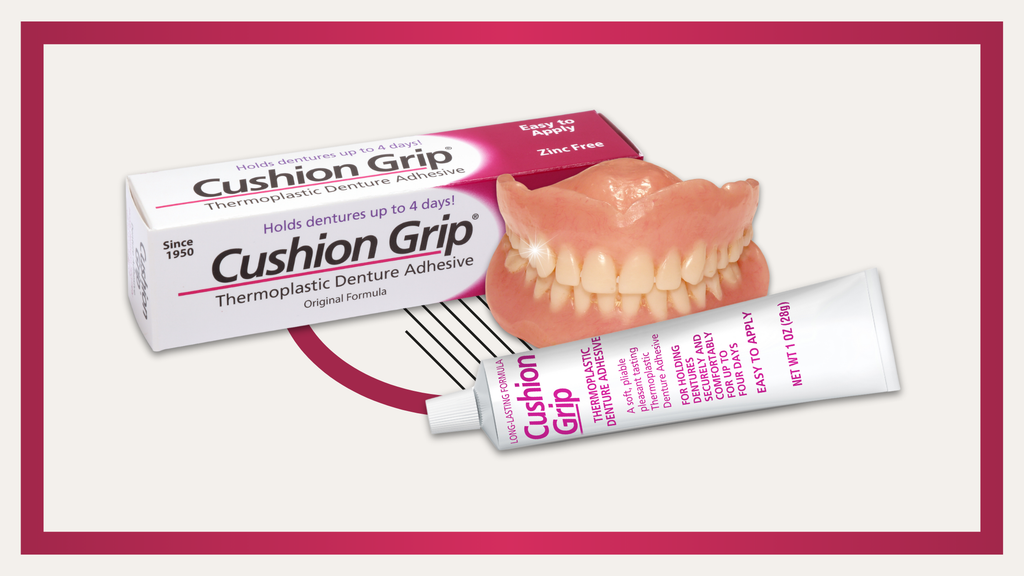 How to Apply and Remove Cushion Grip Denture Adhesive