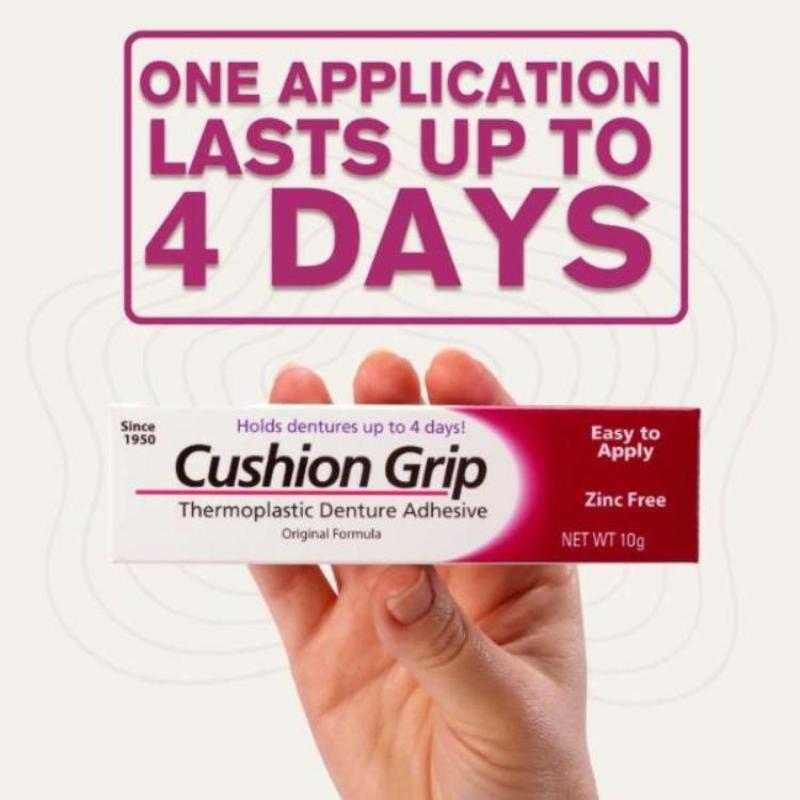 Cushion Grip: One Application Lasts Up to 4 Days